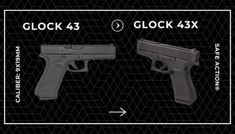 Glock 43 vs Glock 43x - Unveiling the Differences